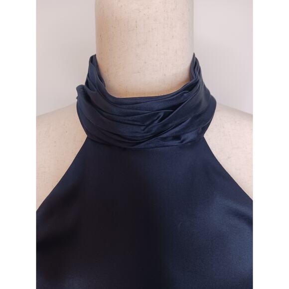 Cinq a Sept Alexandra Turtleneck Halter Gown, NWT, Size 6 - Picture 9 of 16